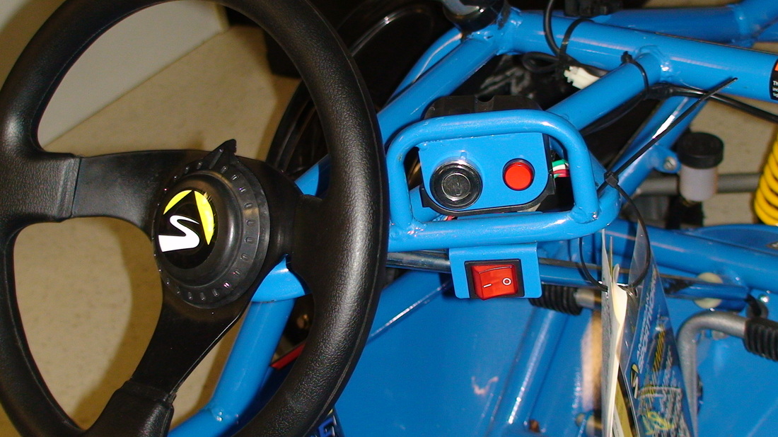 blue lightning 150cc go kart